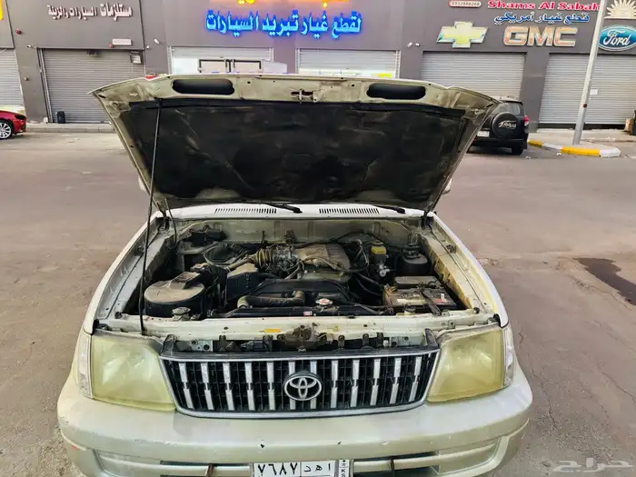 برادو موديل 2000 قير عادي 6 سرندل دبل مالك اول بدي بلد 14