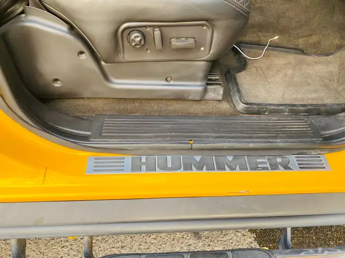 همر h2 موديل 2005 لوحه مميزه لون مميز بدي وكاله 9