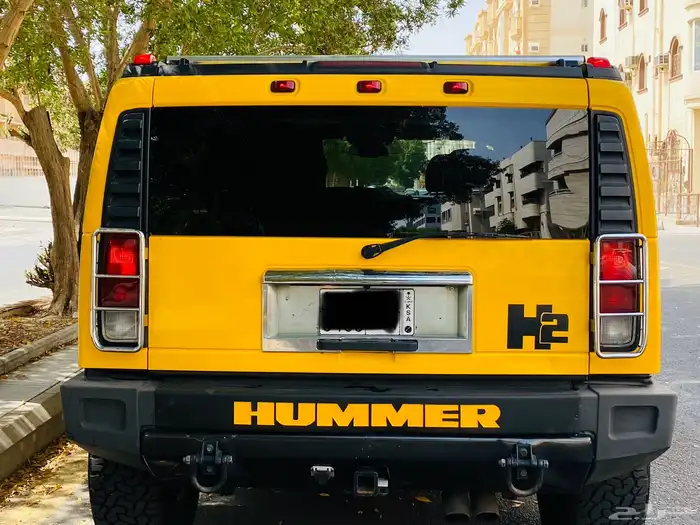 همر h2 موديل 2005 لوحه مميزه لون مميز بدي وكاله 11