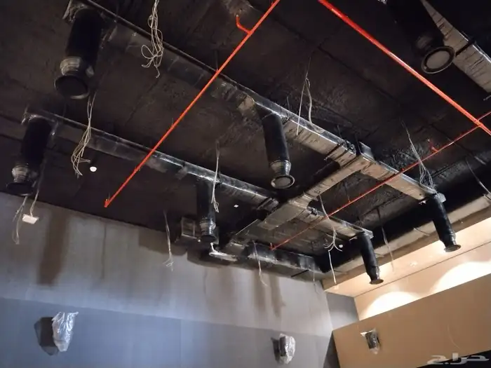 مطبخ مطعم شفاط ومدخنة من الفولاذ دكت ومكيفات تفصيلDuct26448 4