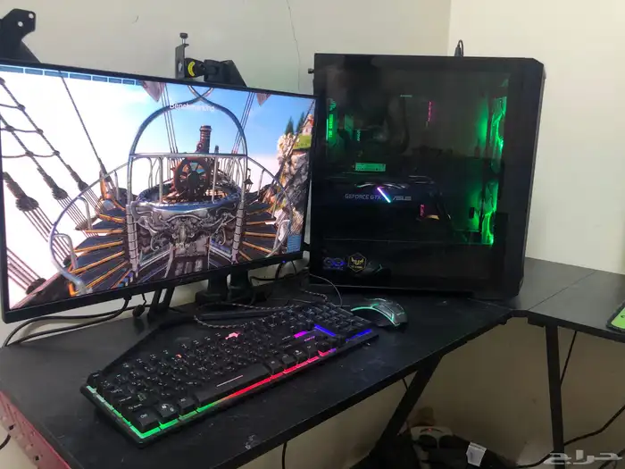 gaming set up complete 2