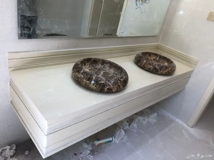 مغاسل رخام طبيعي وصناعة ومطبخ وطولات 8