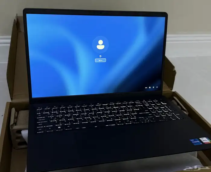 لابتوب ديل جديد مااستخدم بكرتونه وأوراقه كامل 4