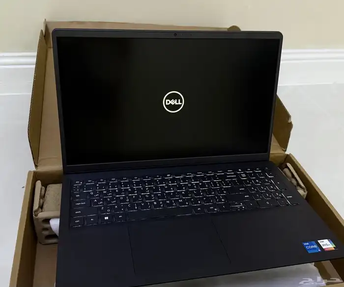 لابتوب ديل جديد مااستخدم بكرتونه وأوراقه كامل 3