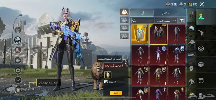 حساب ببجي للبيع 3