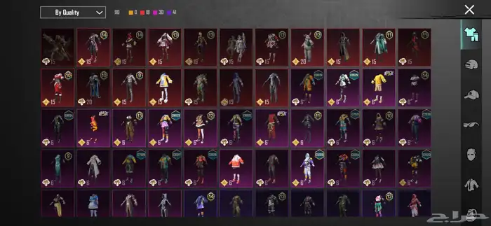 حساب ببجي 64 3