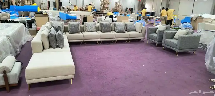 كنب فاخر بأسعار منافسة   تصميم جاهز ومتفصل حسب الطلب 1