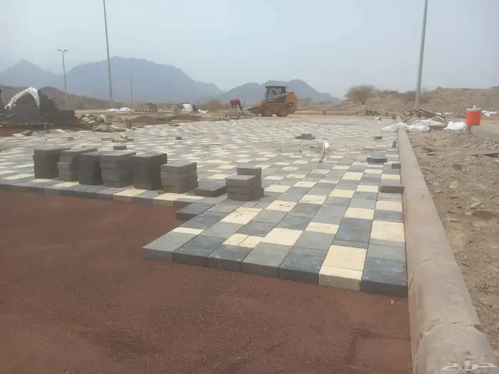 ابوادم لتركيب بلدوره وانترلوك وبلاط ارصفه 2