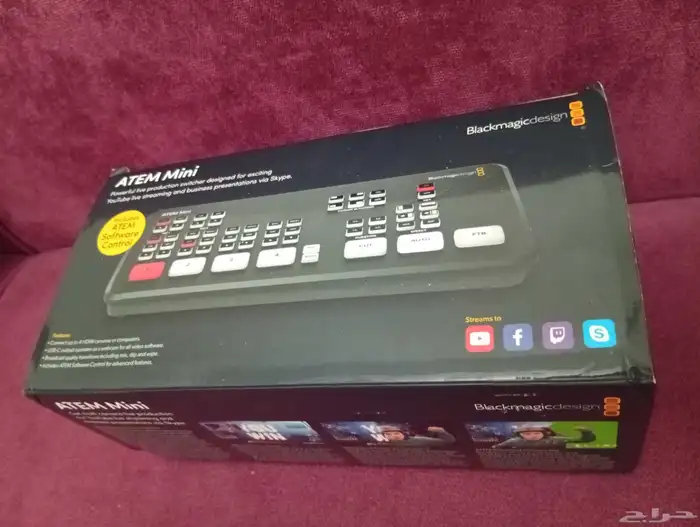 جهاز البث المباشر Blackmagic ATEM Mini 2