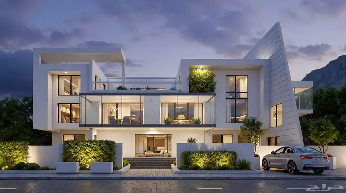 تصميم معماري تصميم فلل استراحات شاليهات واجهات 15