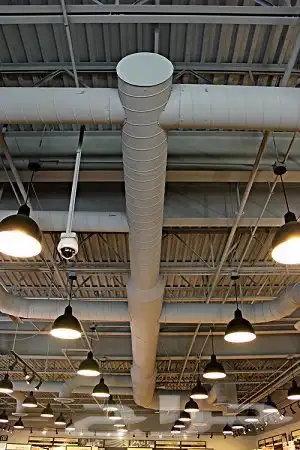 مطبخ مطعم شفاط ومدخنة من الفولاذ دكت ومكيفات تفصيلDuct26448 7