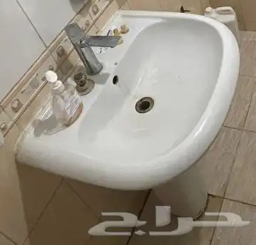 مغسلة وكرسي افرنجي للبيع 0