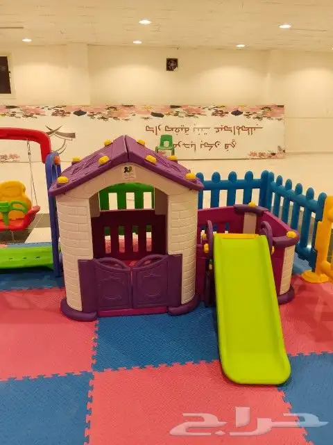 مراجيح زحاليق ثلاثية وثنائية متعددة المقاسات وألعاب متعددة 24