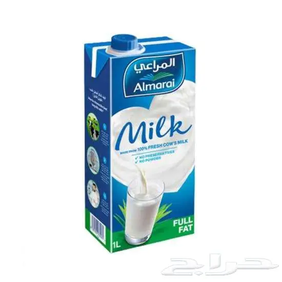 حليب المرعي1 لتر 0