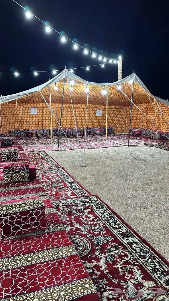 مخيم بجده للايجار قسمين رجال و سيدات 3