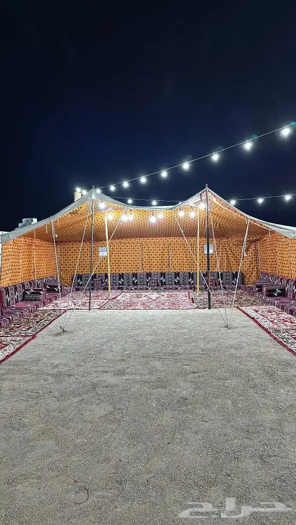 مخيم بجده للايجار قسمين رجال و سيدات 2