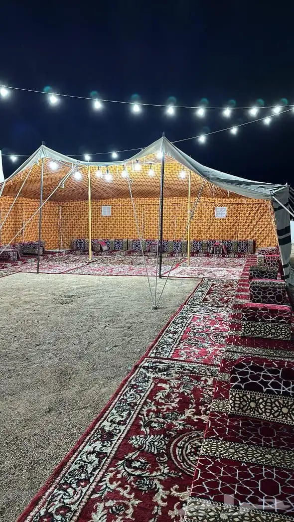 مخيم بجده للايجار قسمين رجال و سيدات 4