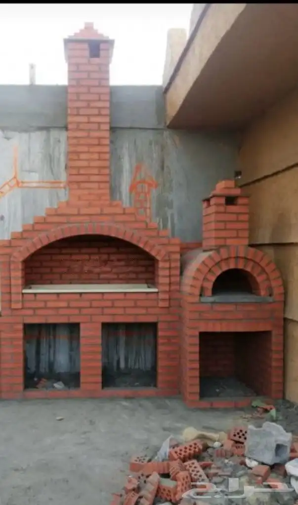 مشب نار مدخنة وجار 0