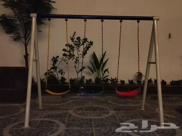 مراجيح زحاليق ثلاثية وثنائية متعددة المقاسات وألعاب متعددة 0