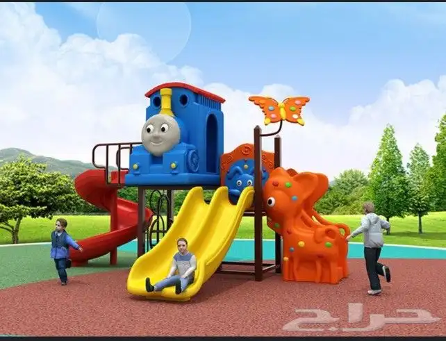 مراجيح زحاليق ثلاثية وثنائية متعددة المقاسات وألعاب متعددة 36