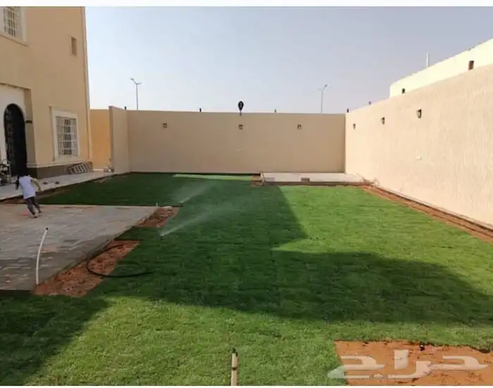 تنسيق حدائق القصيم ثيل طبيعي وصناعي 7