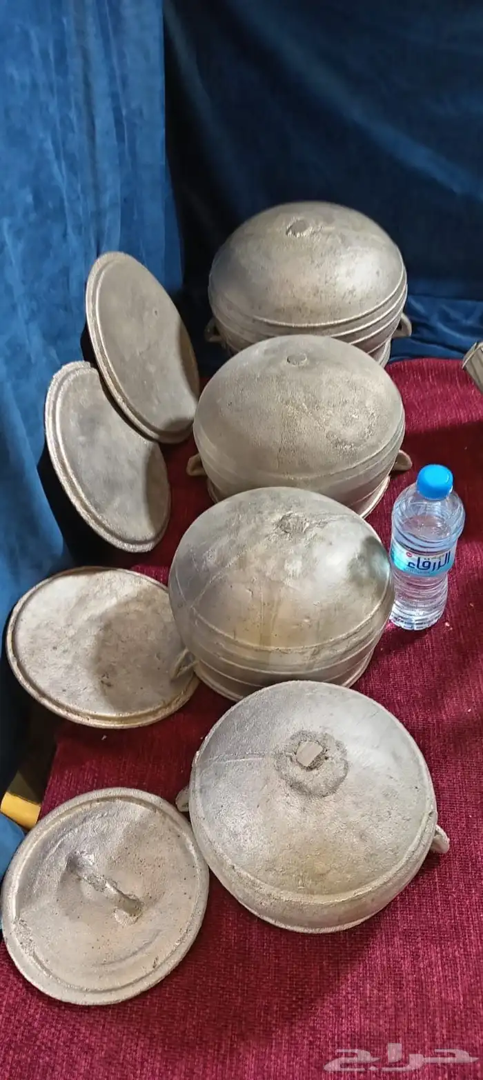 قدور معدن قديمه نظيفة 9