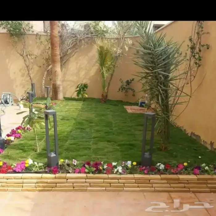 تنسيق حدائق القصيم ثيل طبيعي وصناعي 1