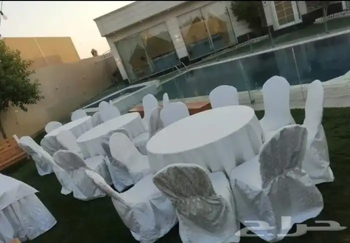 تأجير كراسي وطاولات بأنواعها 0