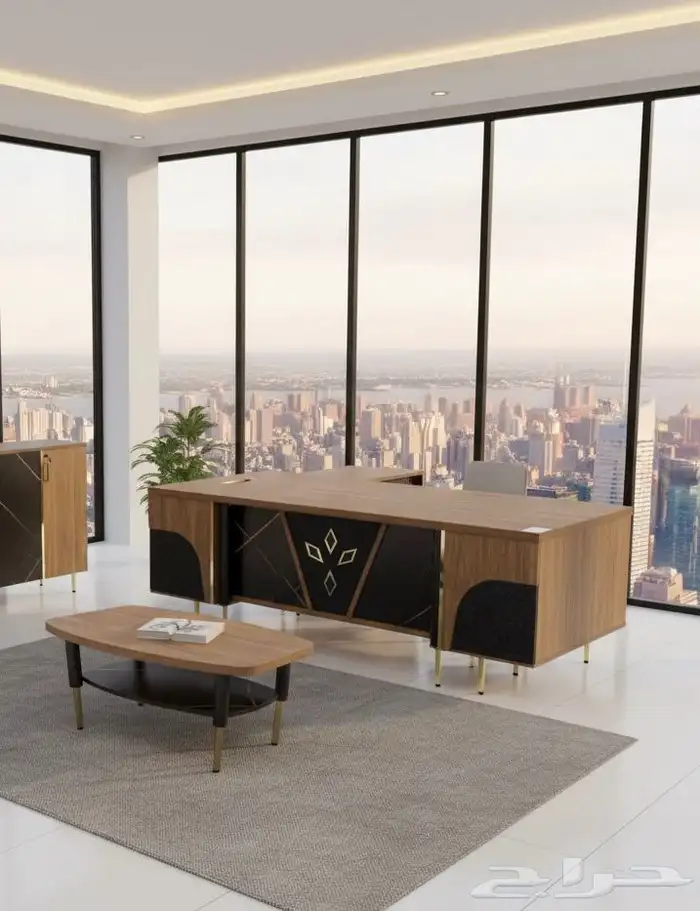 مودرن فخم مكتب مجموعة طقم كامل كنب كرسي جلد تخفيضات على سعر 4