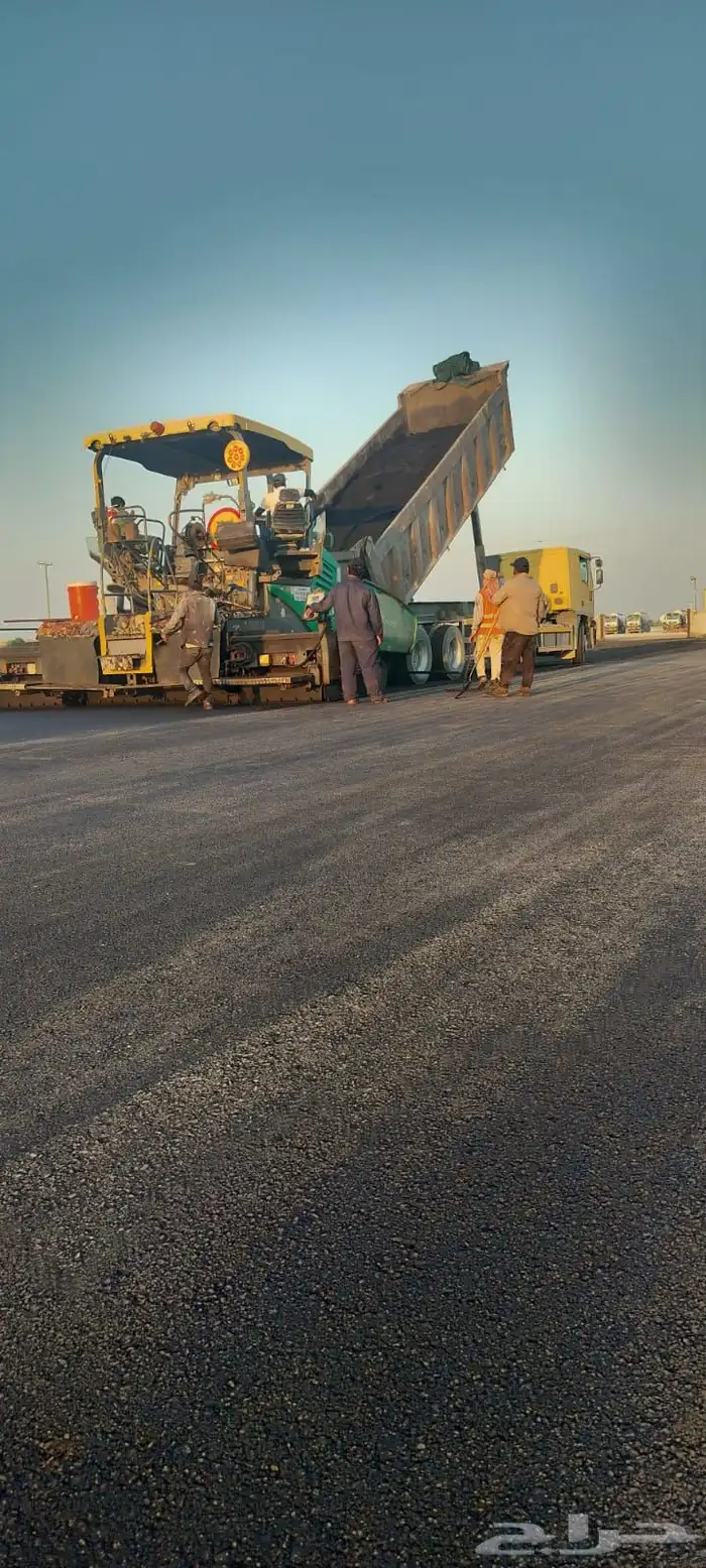 جميع أعمال التربه والأسفلت البارد والحار 0