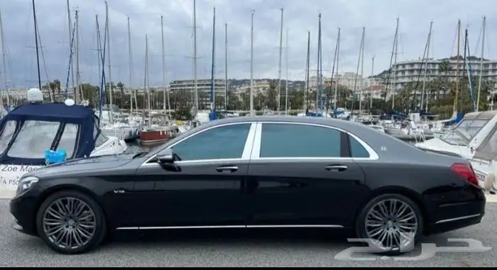جنوط مرسيدس يخت 2017 S 600 مع كفرات نظيفه 1