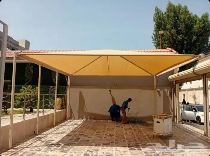 مظلات سيارات جده تغيير قماش مظلات وفك وتركيب سواتر وصيانة 1