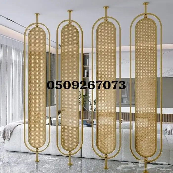 بارتشن خشب راتان ابواب سحاب راتان 1