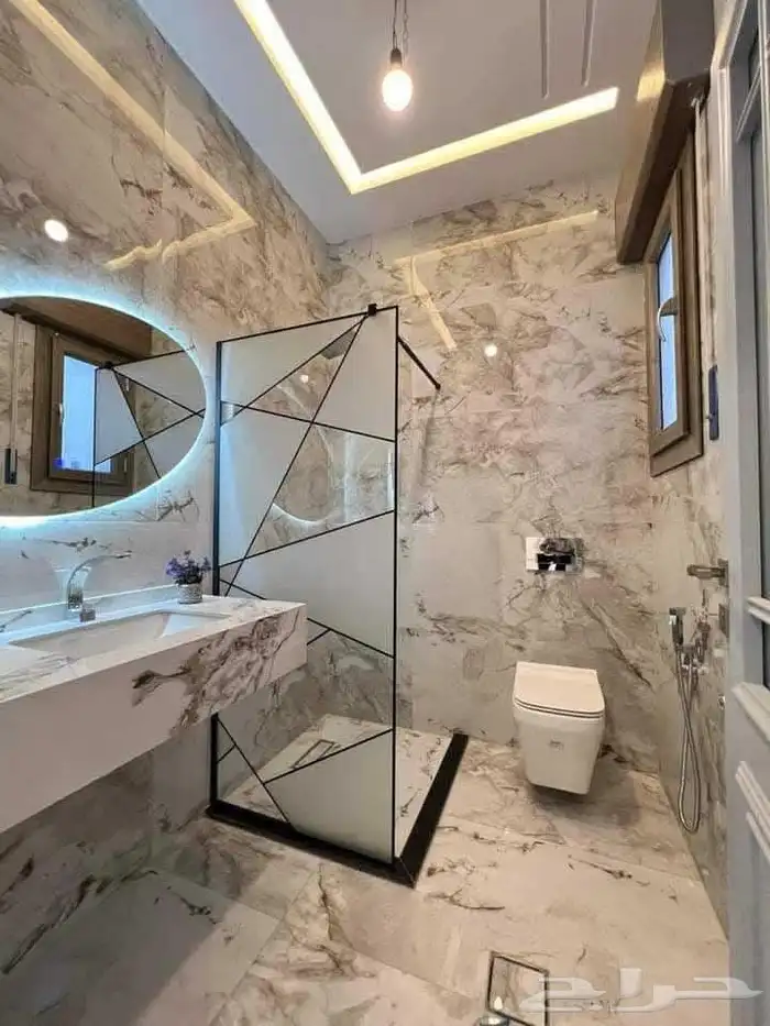 زجاج شاور زجاج حمام زجاج مروش زجاج فاصل 7