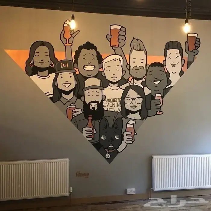 رسام رسم وتصميم مشاريع طلاب فنون رسم جدران مدارس حضانات 7