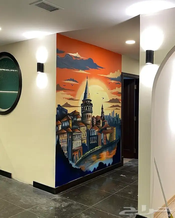 رسام رسم وتصميم مشاريع طلاب فنون رسم جدران مدارس حضانات 12