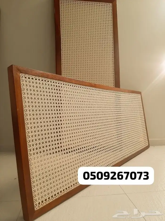 بارتشن خشب راتان ابواب سحاب راتان 10