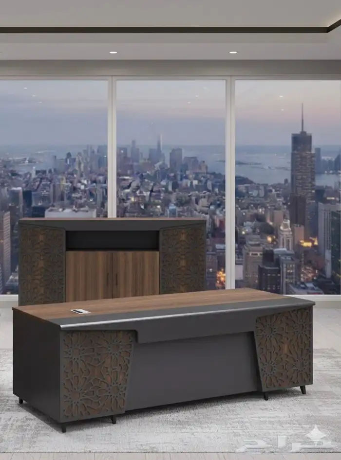 مودرن فخم مكتب مجموعة طقم كامل كنب كرسي جلد تخفيضات على سعر 2