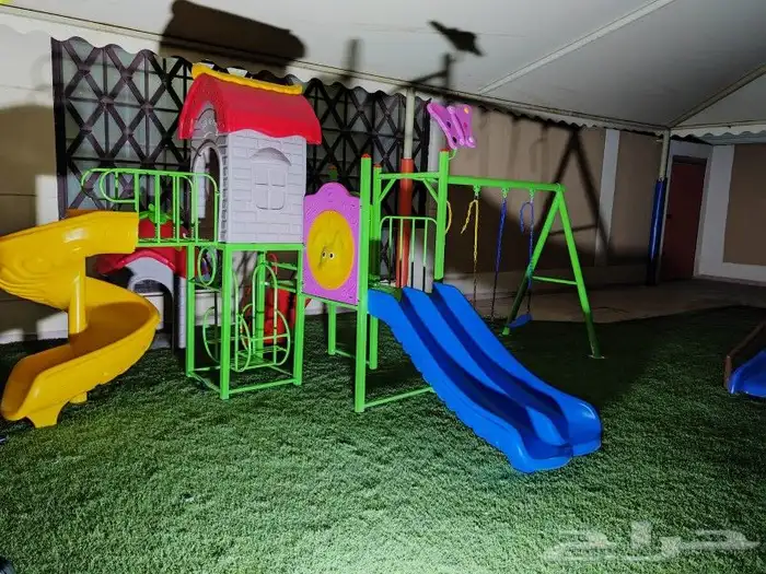 مراجيح زحاليق ثلاثية وثنائية متعددة المقاسات وألعاب متعددة 20