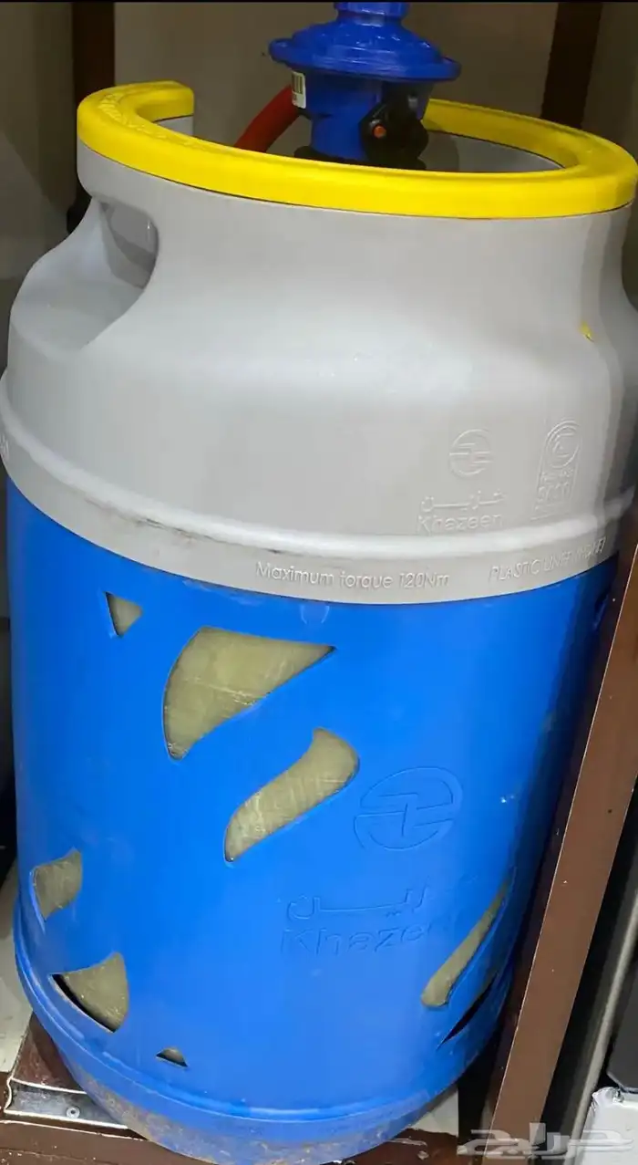 2 اسطوانة غاز فايبر الزرقاء للبيع 0