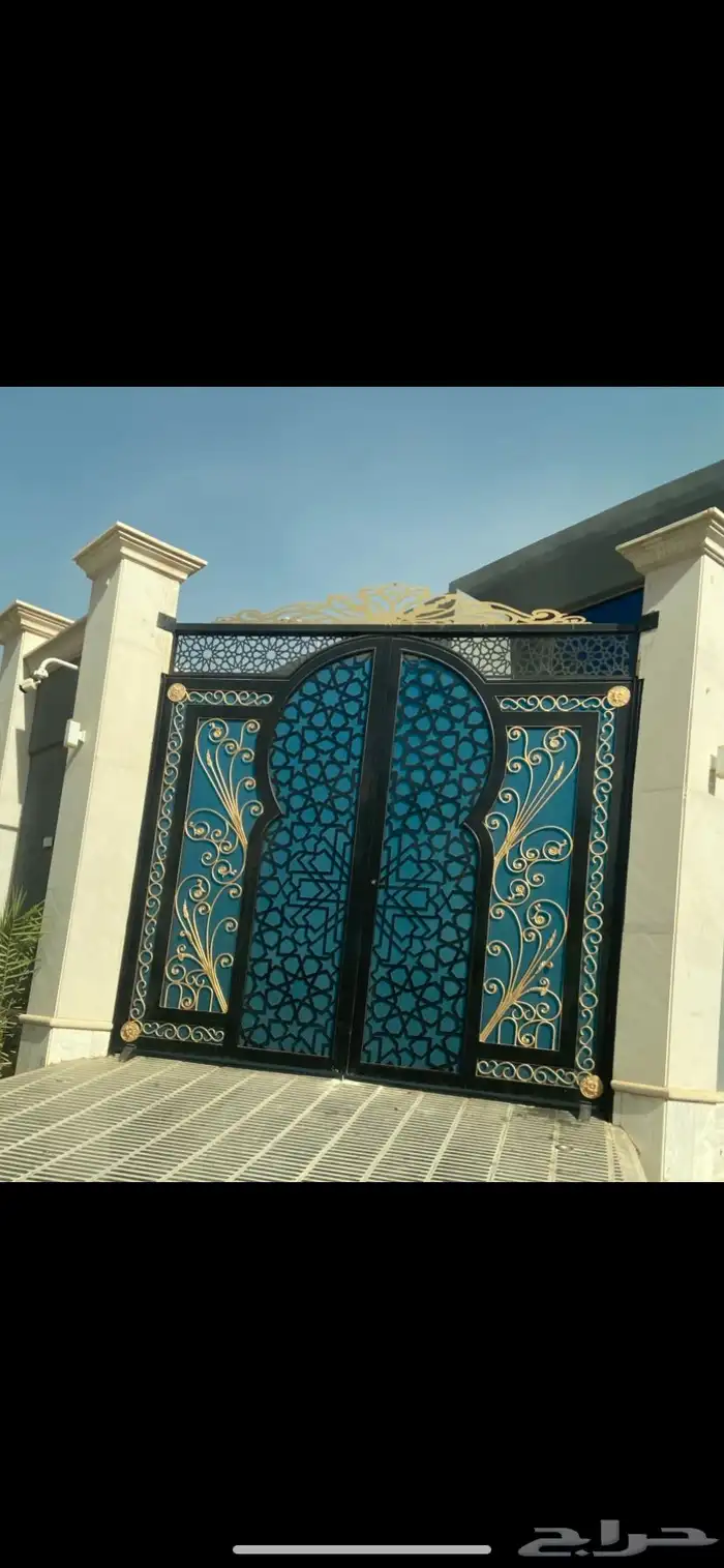 حداد أبواب وقرف خارجيه شينكو سواتر عزل ديكور خيم قرميد 0