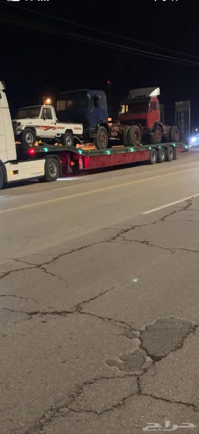 لوبد تحميل سيارات حفر لباطن 0