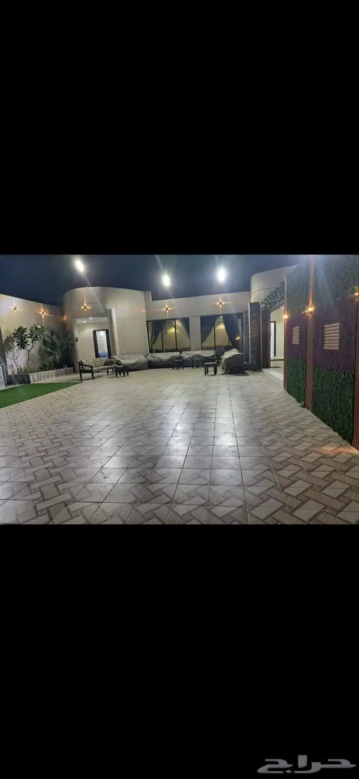 استراحه للايجار اليومي او الشهري بمخطط ولي العهد رقم 5 0