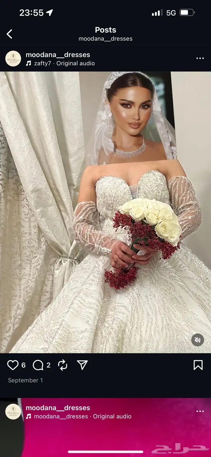فساتين عرايس راقية وفخمة للبيع 4