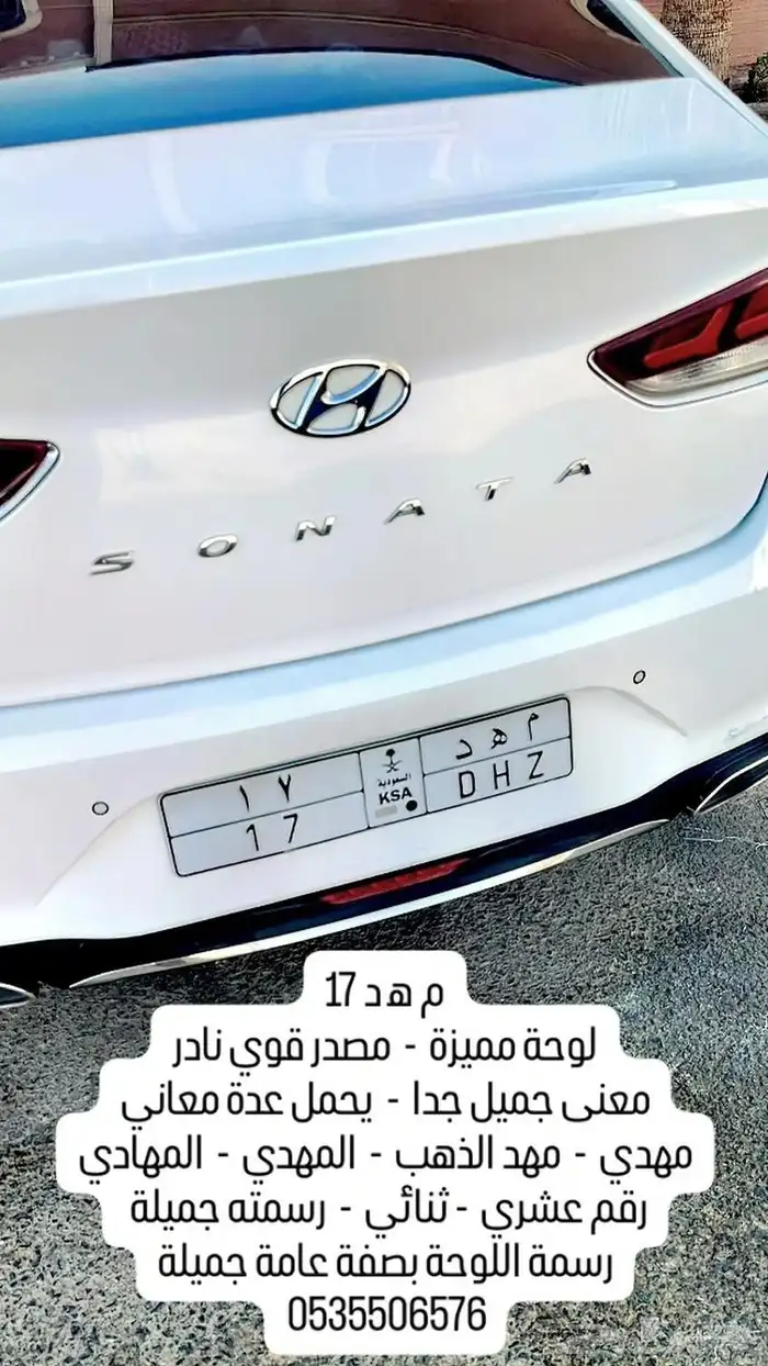 لوحة مميزة م ه د 17 0