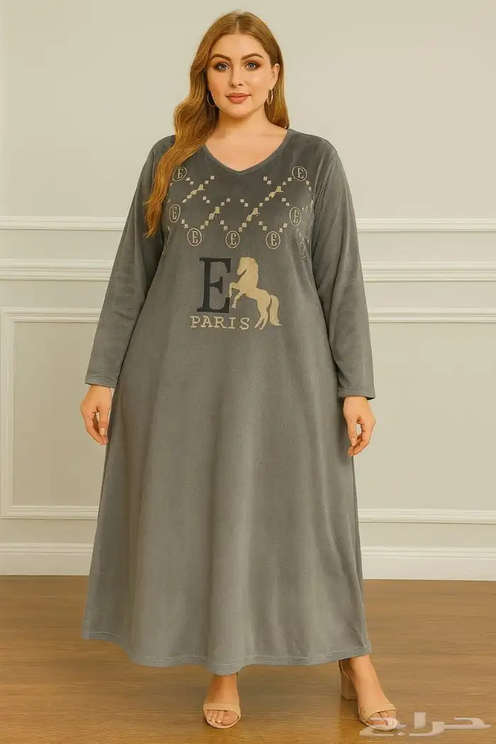 ملابس شتوية جلابيات بجايم ولادي بناتي نسائية بدرزن 7