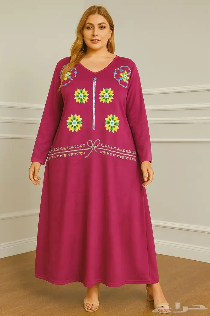 ملابس شتوية جلابيات بجايم ولادي بناتي نسائية بدرزن 6