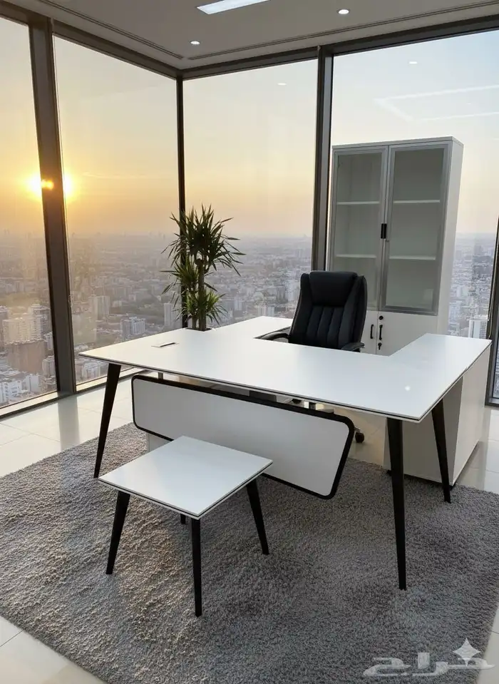 مودرن فخم مكتب مجموعة طقم كامل كنب كرسي جلد تخفيضات على سعر 14