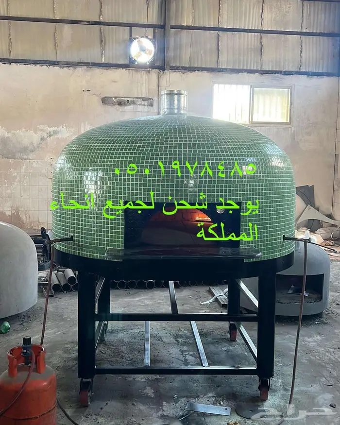 فرن بيتزا إيطالي غاز وحطب 4