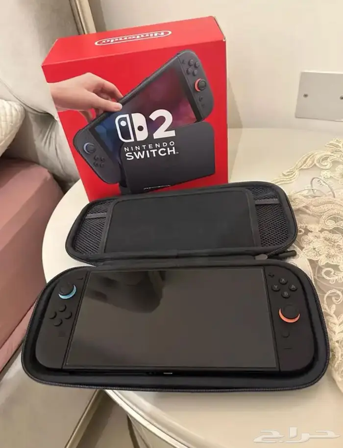 نينتندو سويتش 2 نظيف جدا مع كرتون والضمان 1